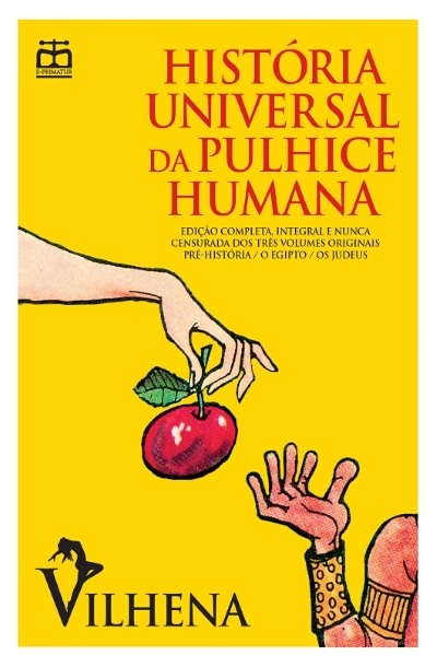 Capa: História Universal da Pulhice Humana (edição cartonada)