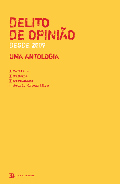 Capa: Delito de Opinião