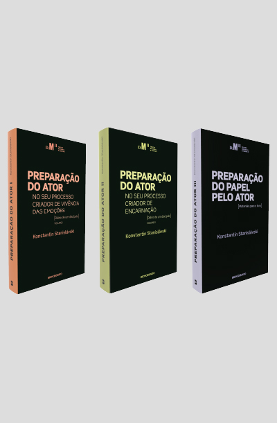 Capa: Preparação do Ator (3 Vols.)