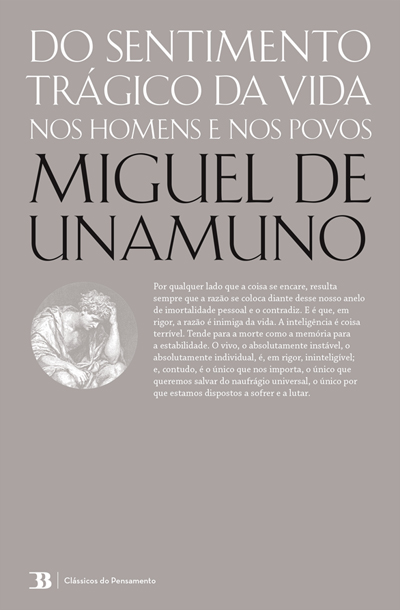 Capa: Do sentimento trágico da vida nos homens e nos povos