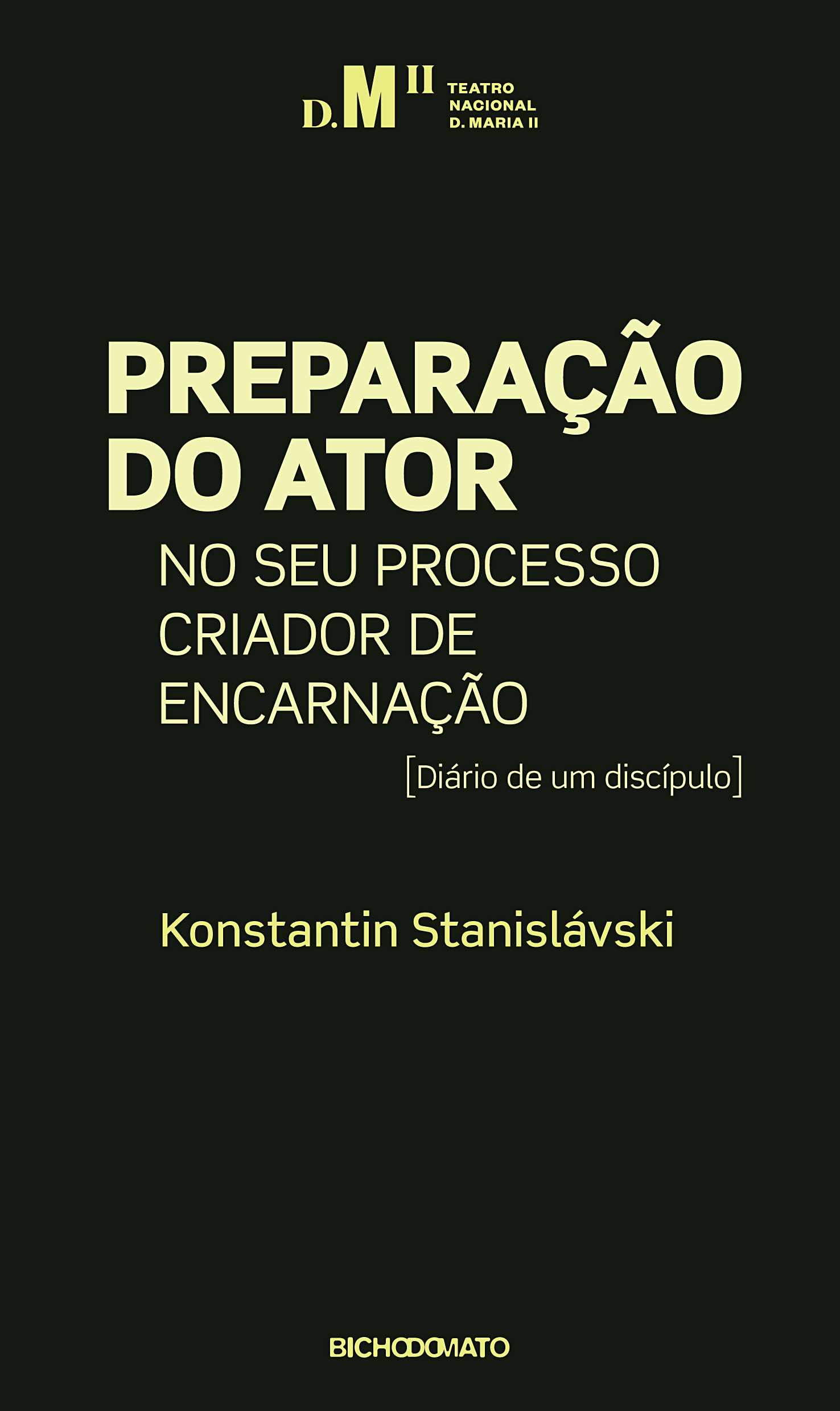 Capa: Preparação do Ator, Vol. II: No seu processo criador de encarnação